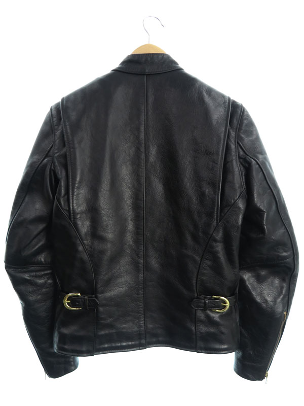 VANSON】バンソン『ライナー付 レザーライダースジャケット size36