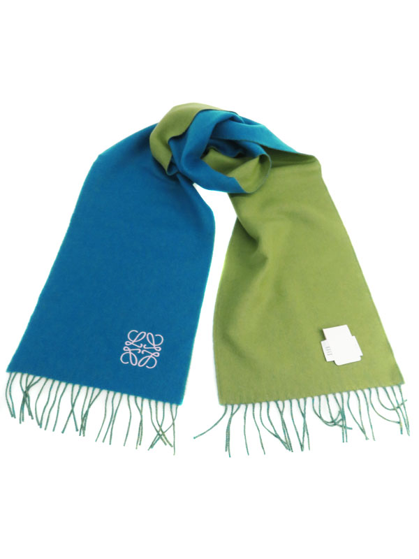 LOEWE】ロエベ『ロゴ アナグラム バイカラー スカーフ』F810250X01