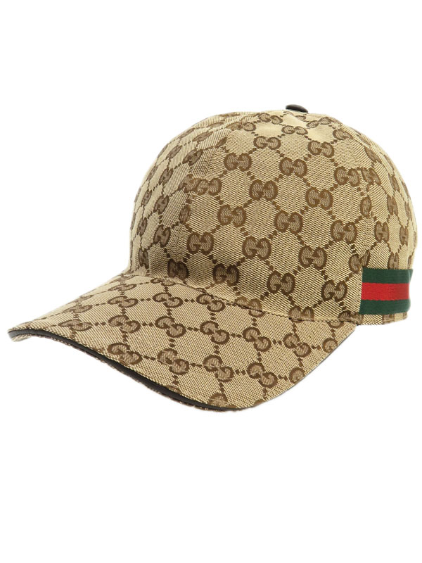 GUCCI】グッチ『オリジナルGGキャンバスベースボールキャップ sizeL
