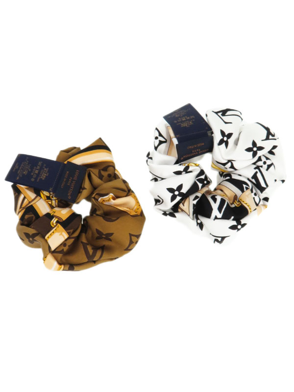 LOUIS VUITTON】ルイヴィトン『シュシュ セット モノグラム コンフィ