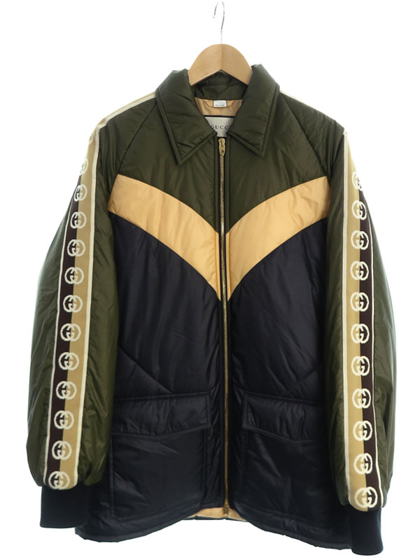 GUCCI】グッチ『インターロッキングGパデット 中綿ジャケット size48