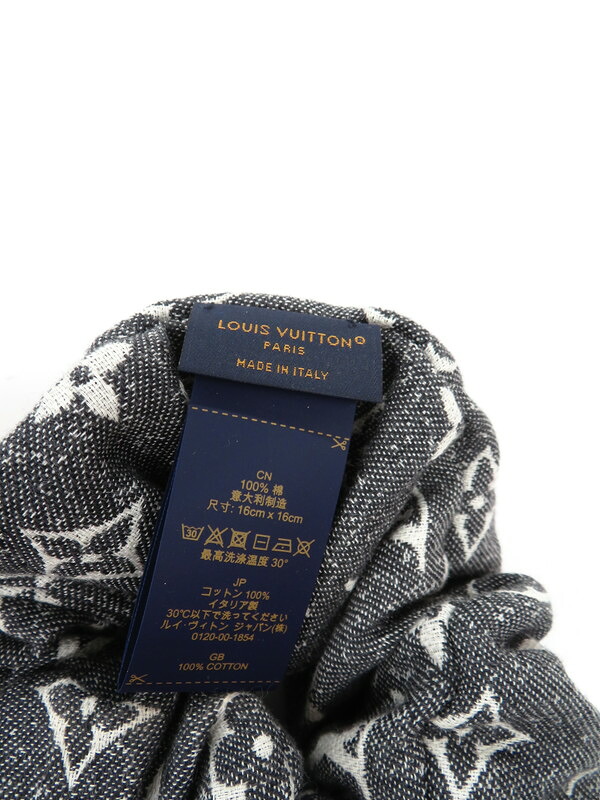 LOUIS VUITTON】ルイヴィトン『シュシュ・モノグラム ジャカード