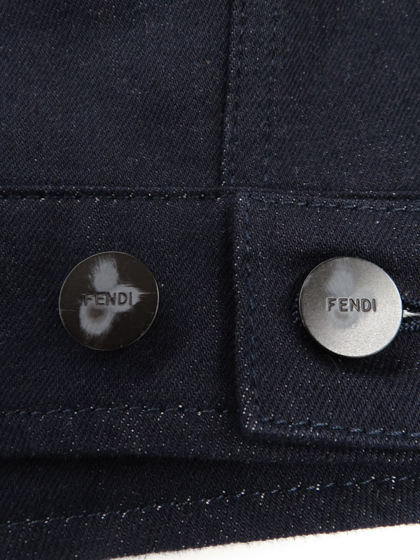 FENDI】フェンディ『ロゴ デニムジャケット size46』FW1024 AIZB
