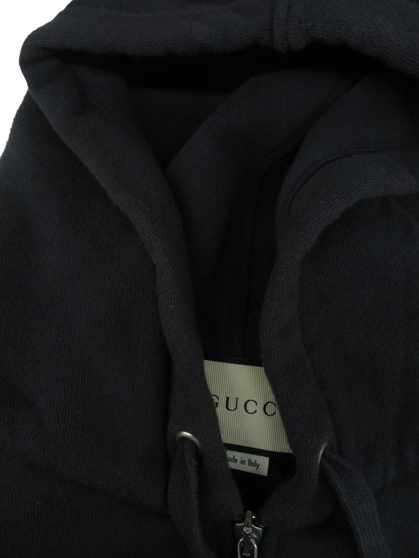 GUCCI】グッチ『ロゴ スウェットジップアップパーカー パーカー sizeM