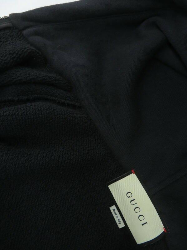 GUCCI】グッチ『ロゴ スウェットジップアップパーカー パーカー sizeM