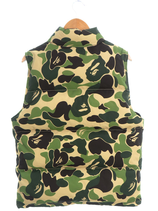 A BATHING APE】アベイシングエイプ『ABC CAMO REVERSIBLE DOWN VEST