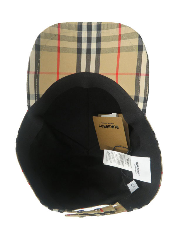 BURBERRY】バーバリー『TBロゴ チェック キャップ sizeXL TG』8038504