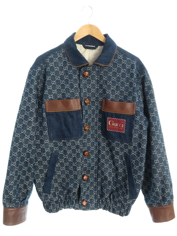 GUCCI】グッチ『ウォッシュド オーガニックデニム ボンバージャケット
