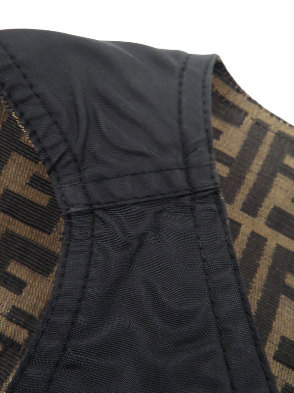FENDI】フェンディ『FFロゴ ズッカ柄 リバーシブル ノースリーブ