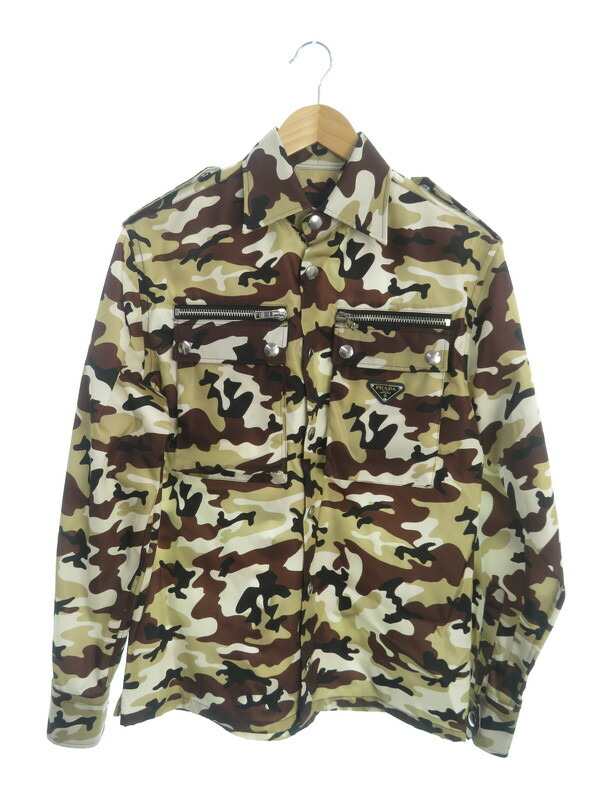 PRADA】プラダ『三角ロゴ トライアングルプレート カモフラ柄 ナイロン