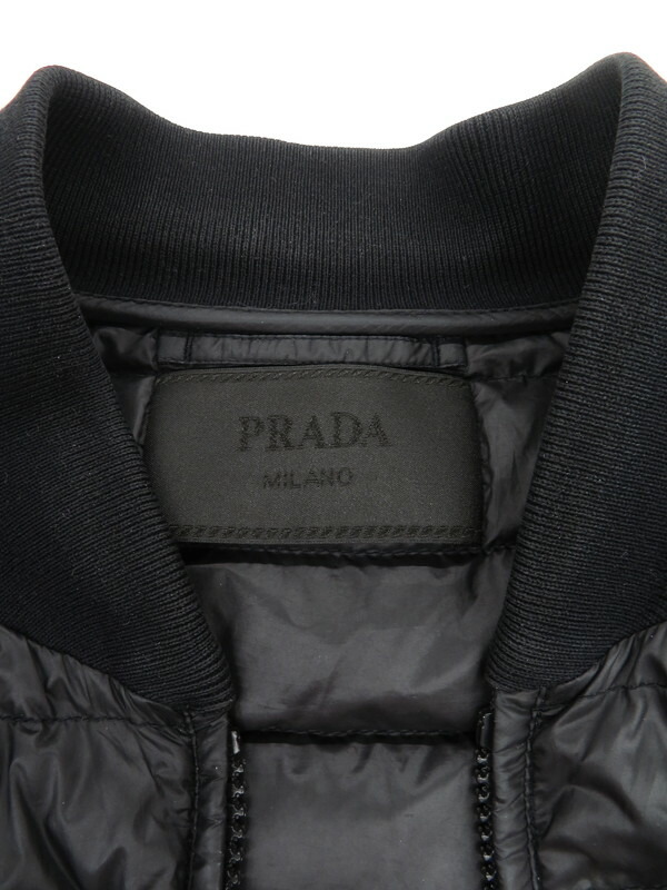 PRADA】プラダ『三角ロゴ トライアングルプレート ダウンジャケット