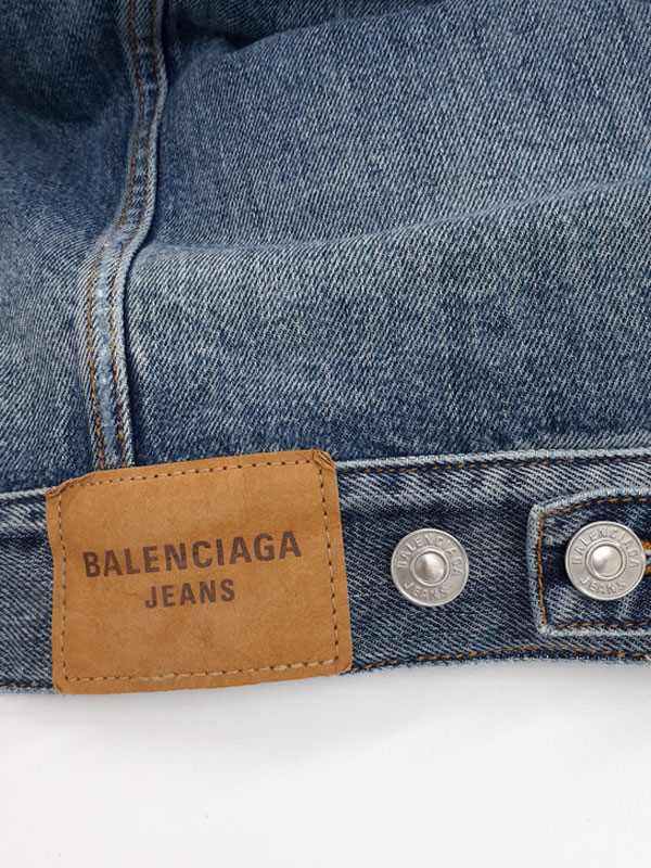 BALENCIAGA】バレンシアガ『タイガーボア デニムジャケット size44