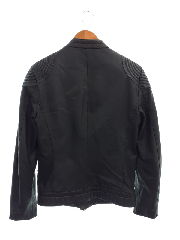 GUCCI】グッチ『ナイロン切替 バイカーレザージャケット size44