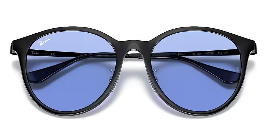 レイバン RayBan RB4334D 601/80 55mm ブラック/ブルークラシック