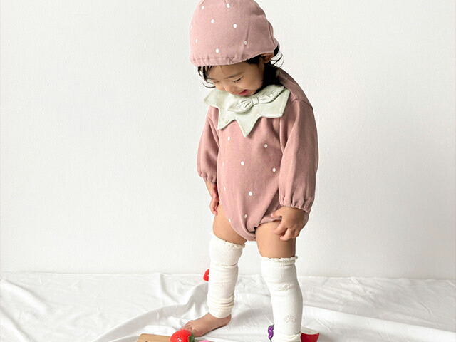 楽天市場】mocmof 苺ロンパース＆帽子なりきりセット 622-650025(出産