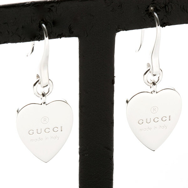 楽天市場】GUCCI グッチ ピアス ハートプレート TRADEMARK HEART