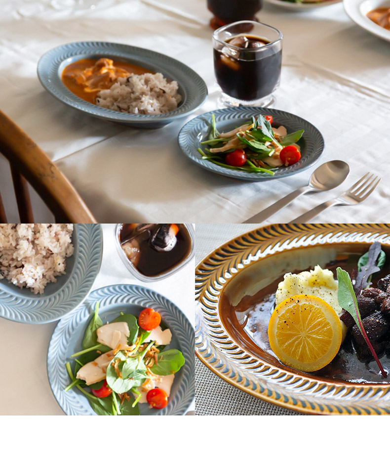 楽天市場】【波佐見焼 プレート】翔芳窯 folk design ローズマリー17.5