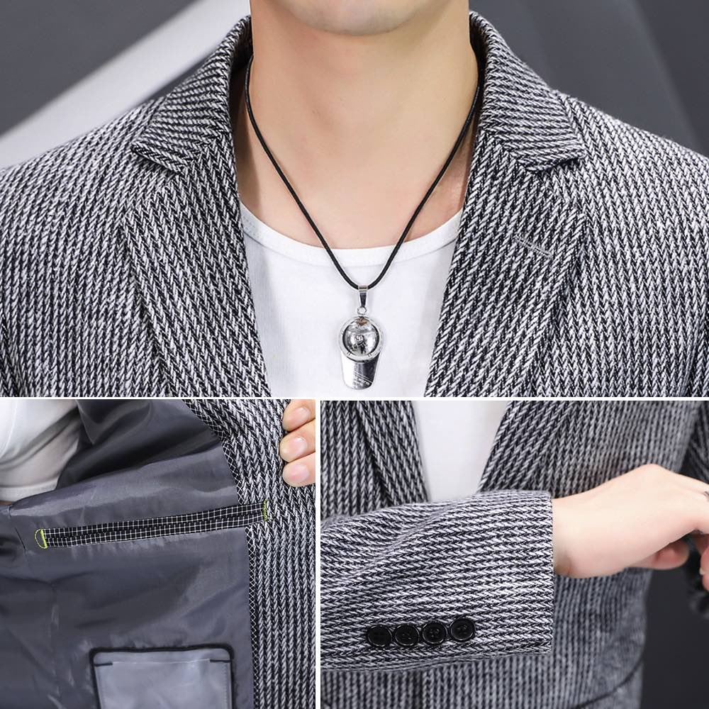 楽天市場】テーラードジャケット メンズ ストライプスリムジャケット