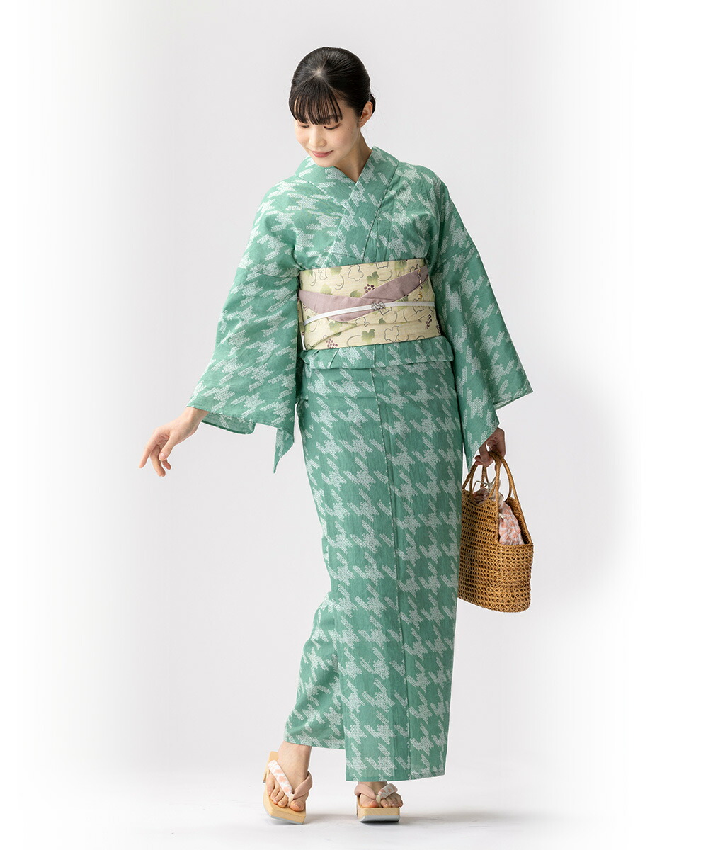 クーポンで2500円OFF＞【フルオーダー】浴衣 有松絞り 2025 千鳥格子