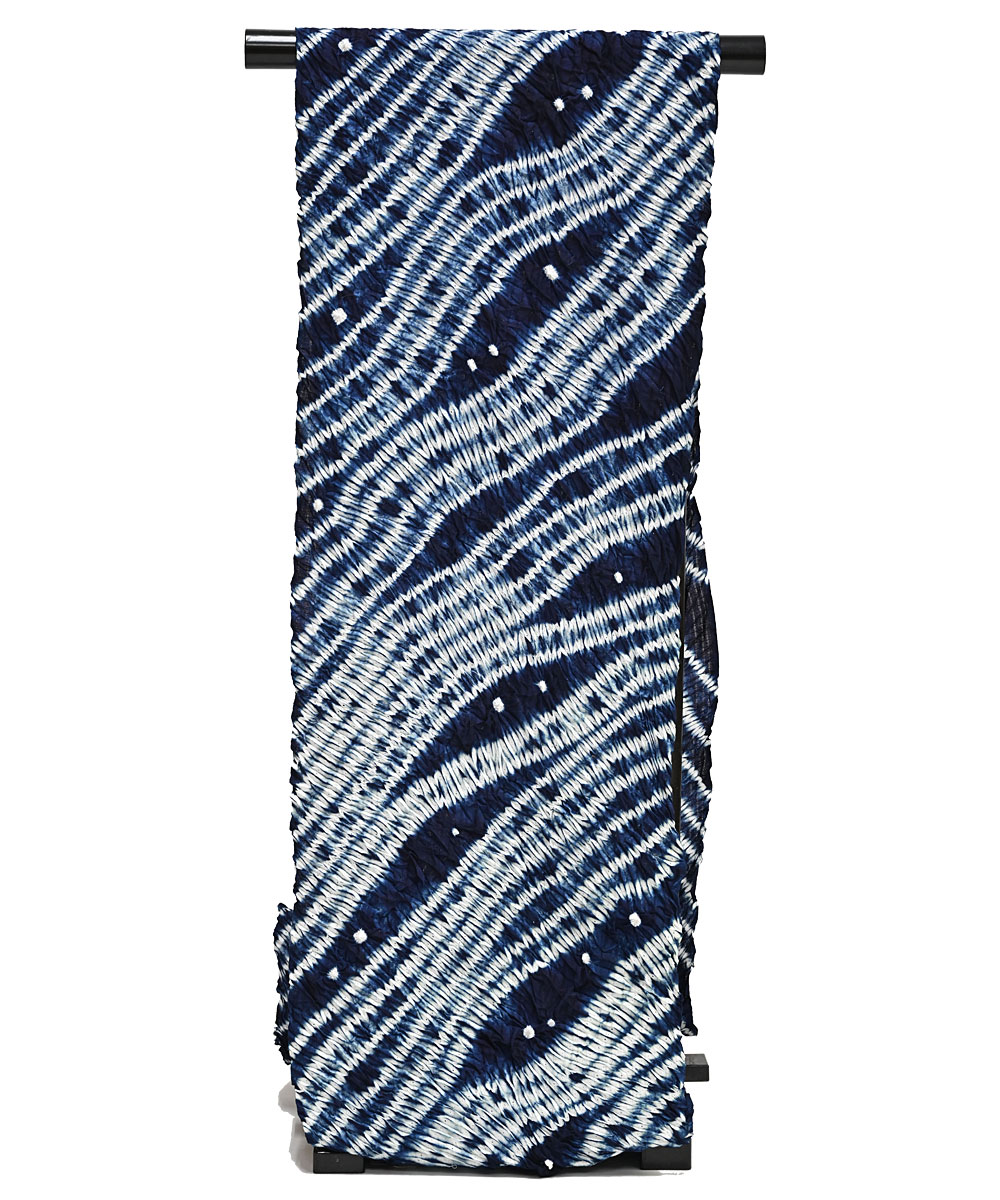 楽天市場】＜クーポンで2500円OFF＞※お仕立て代込※浴衣 有松絞り 本藍