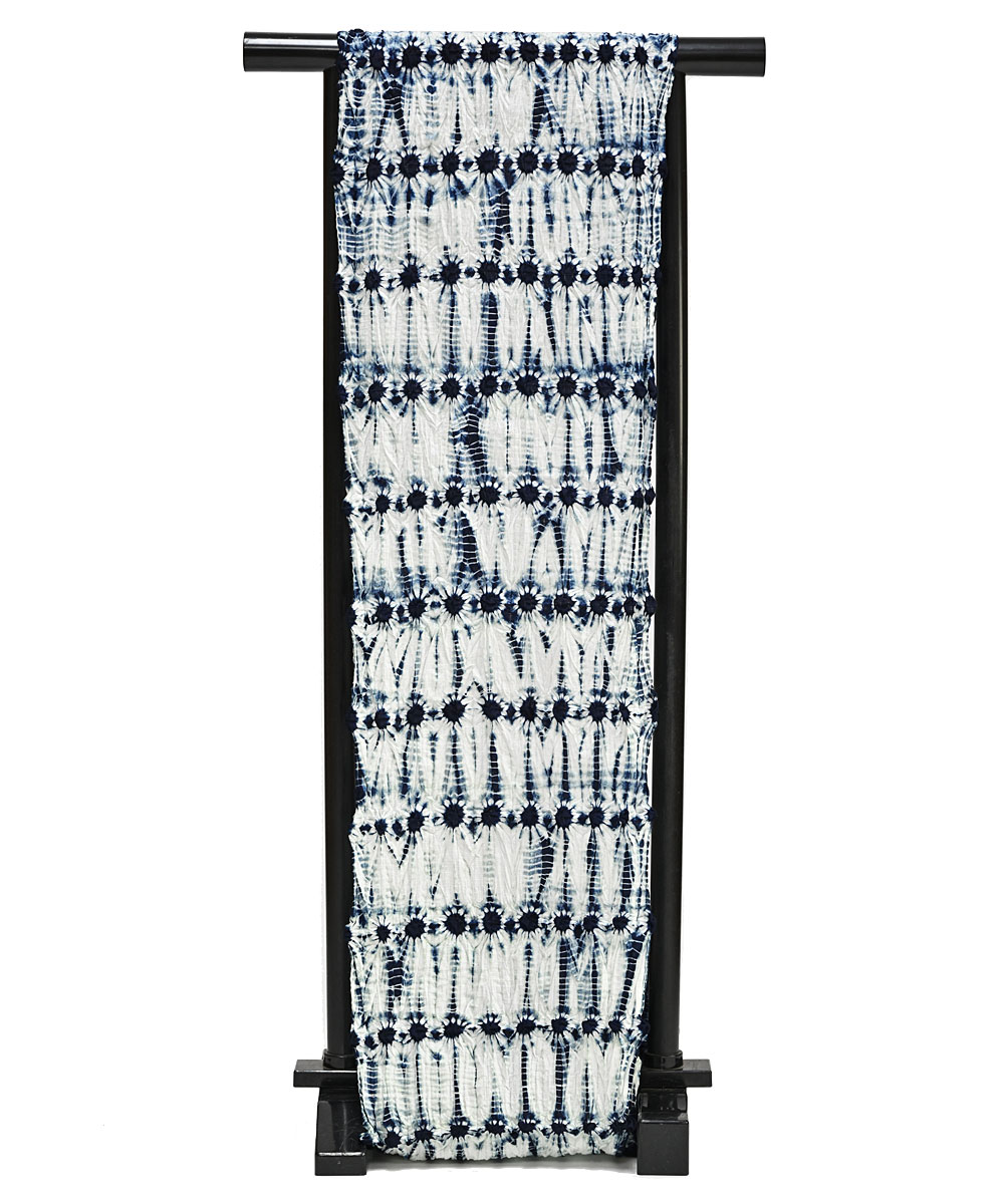 本藍染め 藍染め 浴衣 有松絞り つゆくさの有松鳴海絞り浴衣：つゆくさ