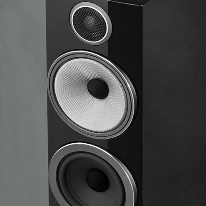 B&W 704 S3 ローズナット ペア 〈3ウェイ バスレフ型 トールボーイ