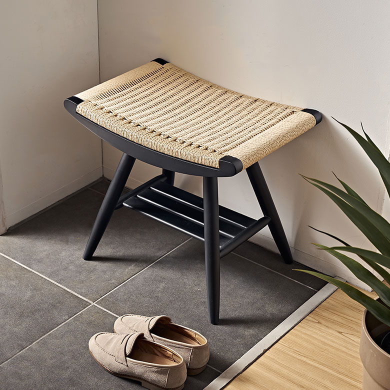 楽天市場】スツール 椅子 イス いす チェア ベンチ ペーパーコード 木