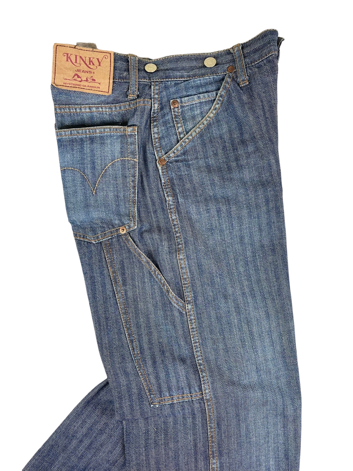 Hysteric Glamour Hysteric Glamour Carpenter Baggy Denim Pants