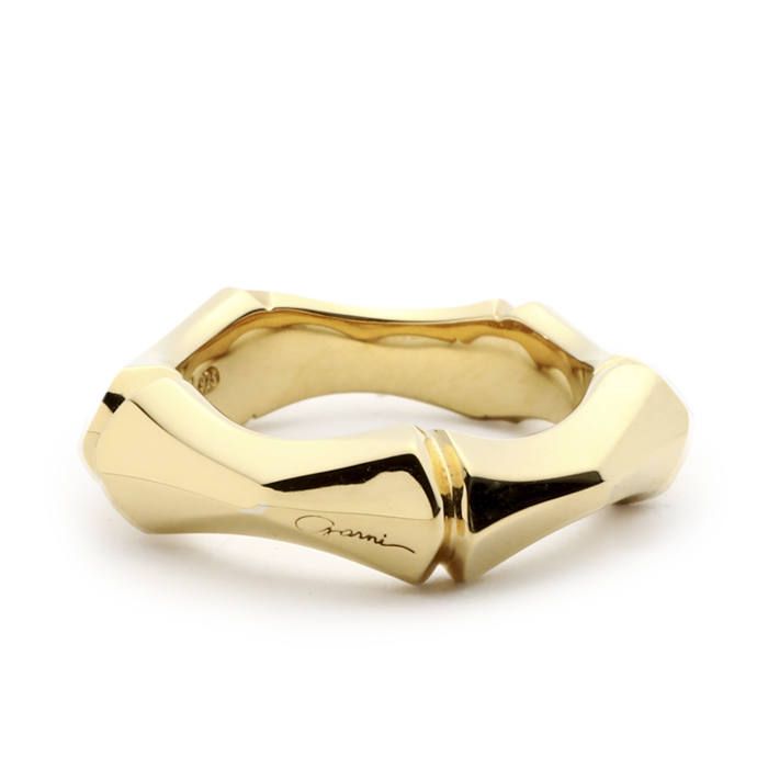 GARNI - Crockery Bamboo Ring - L / シルバー | Tempt