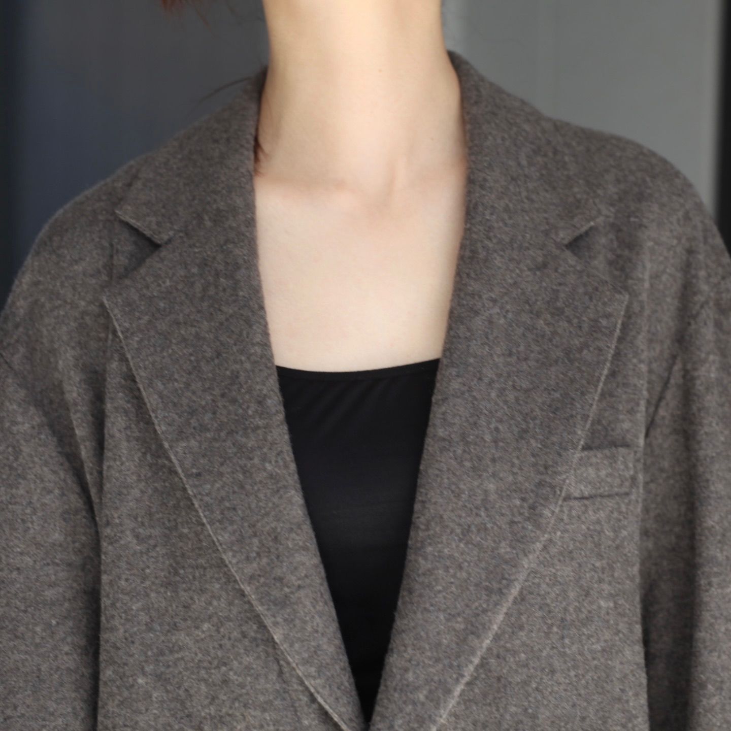 ssstein - 【残り一点】Wool/Cashmere Fleece Single Breasted Jacket