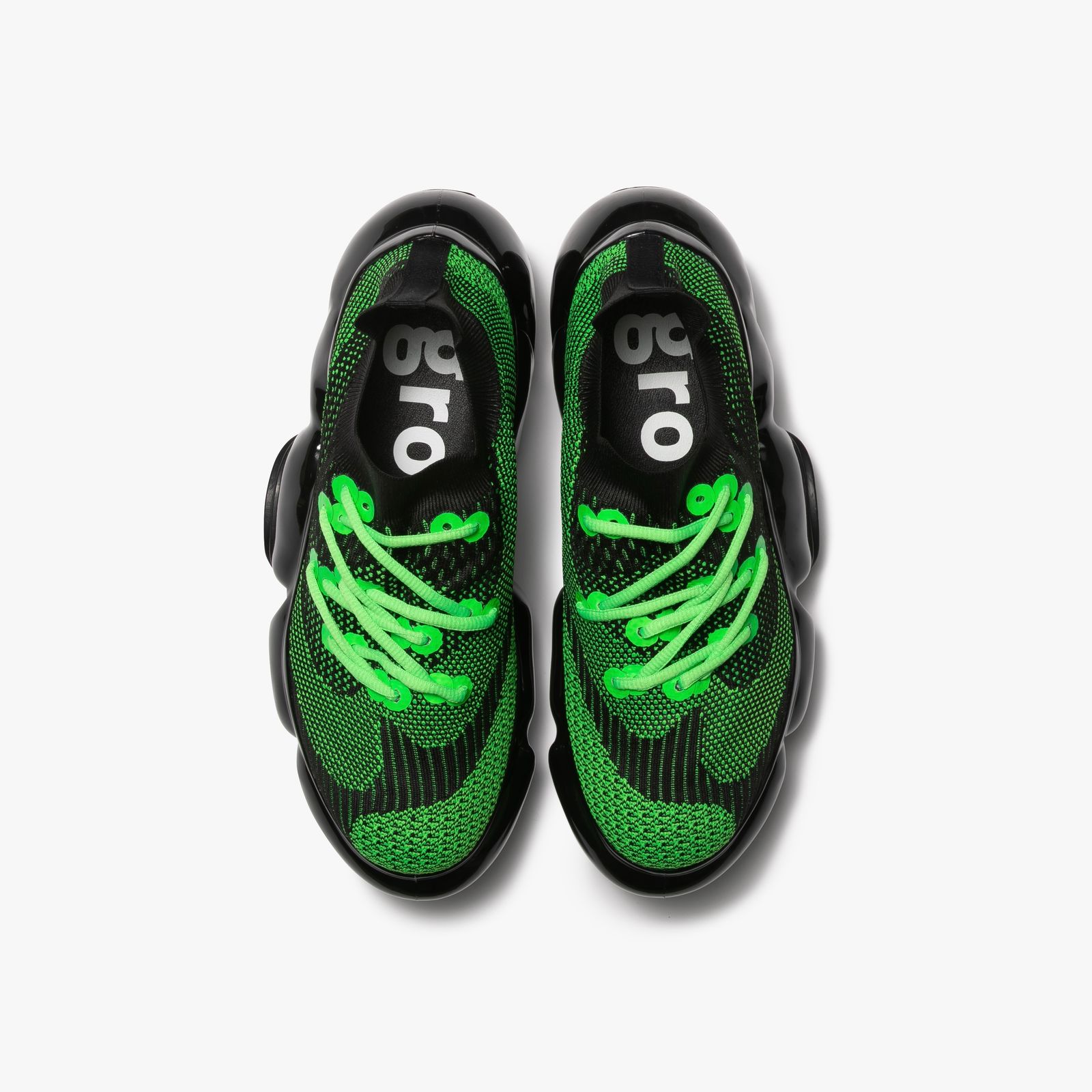 grounds - 【残り一点】Moopie EL(BLACK NEON GREEN×BLACK SOLID