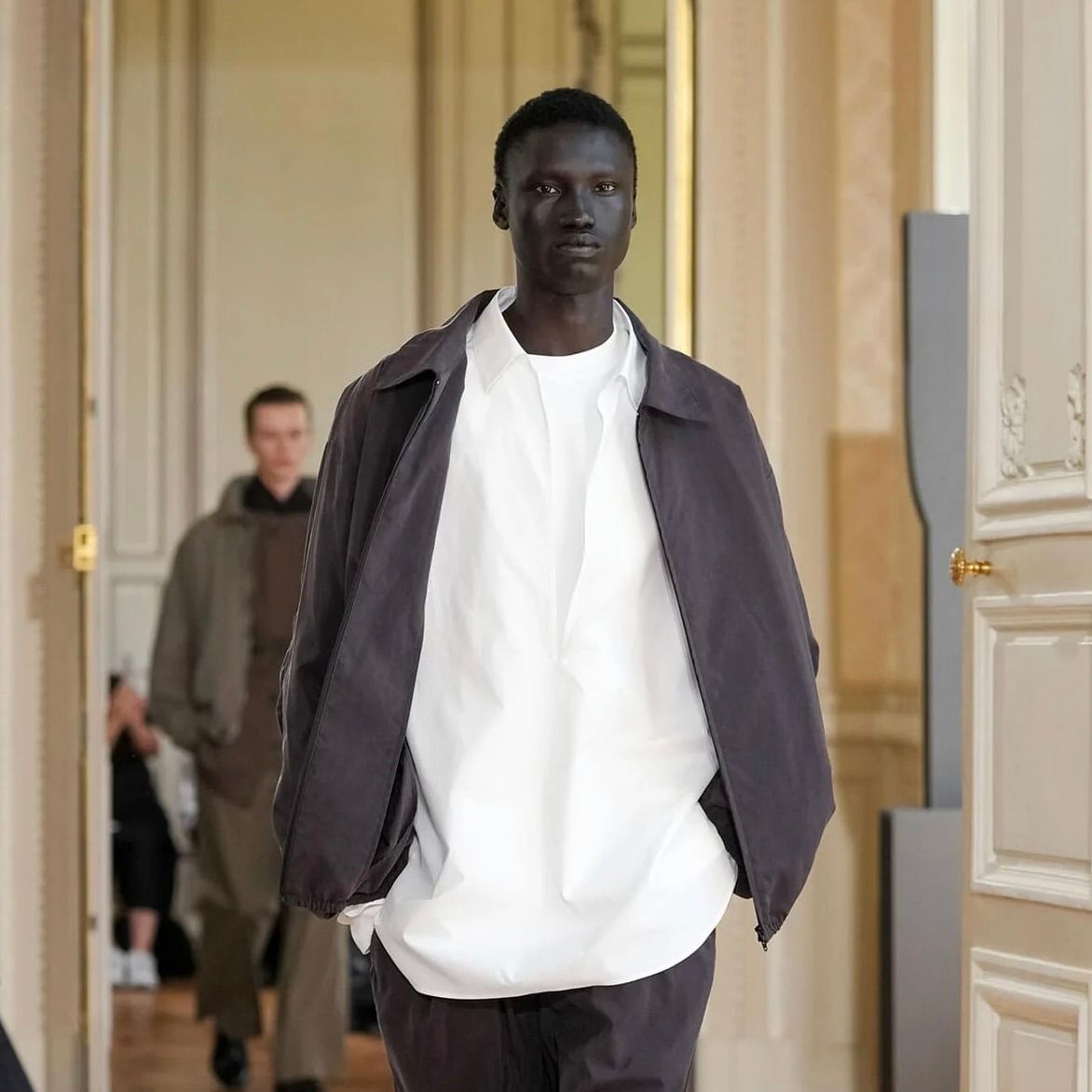 ssstein - 【残り一点】Suvin Cotton Oversized Skipper Shirt