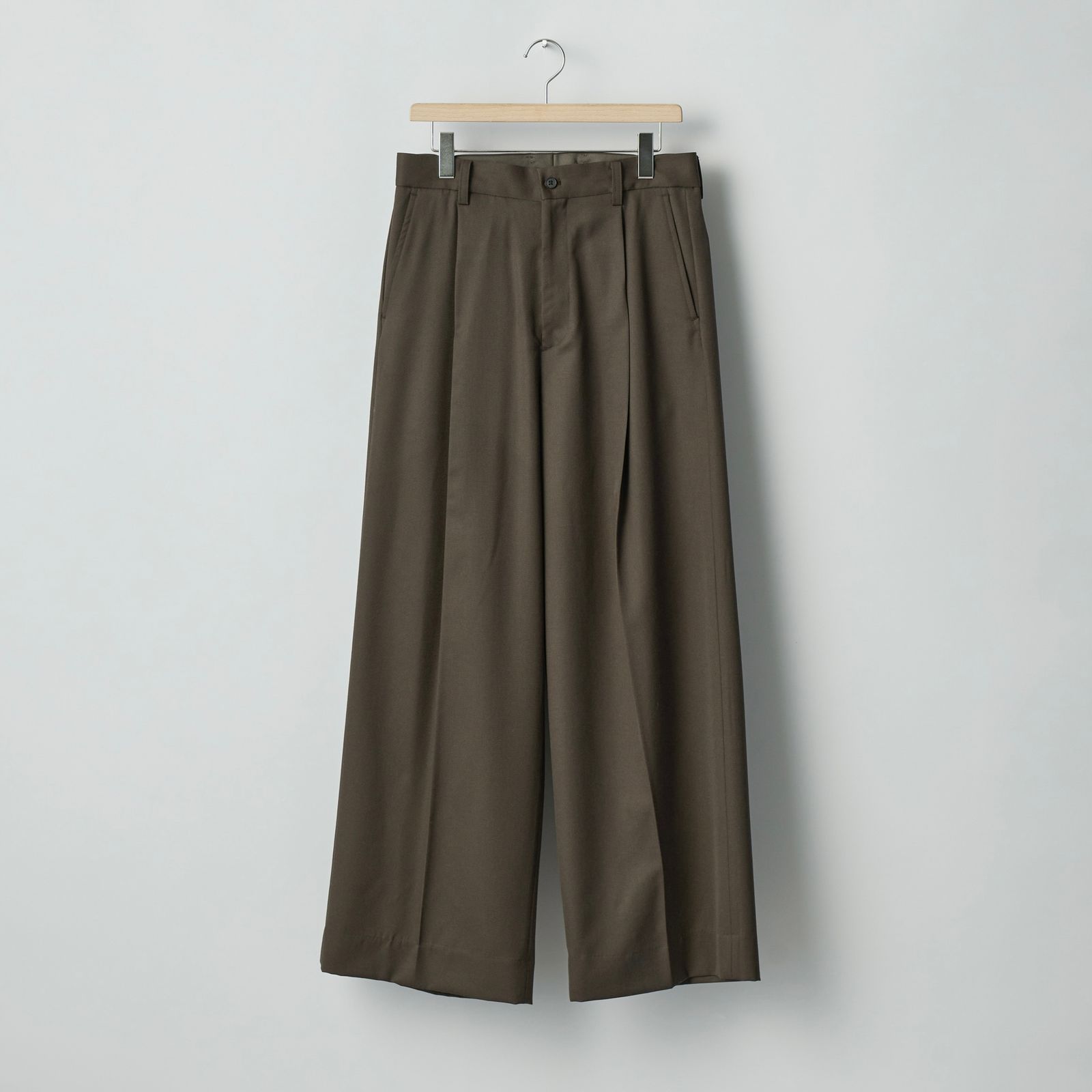 ssstein - 【残り一点】Extra Wide Trousers(2/60 WOOL GABARDINE