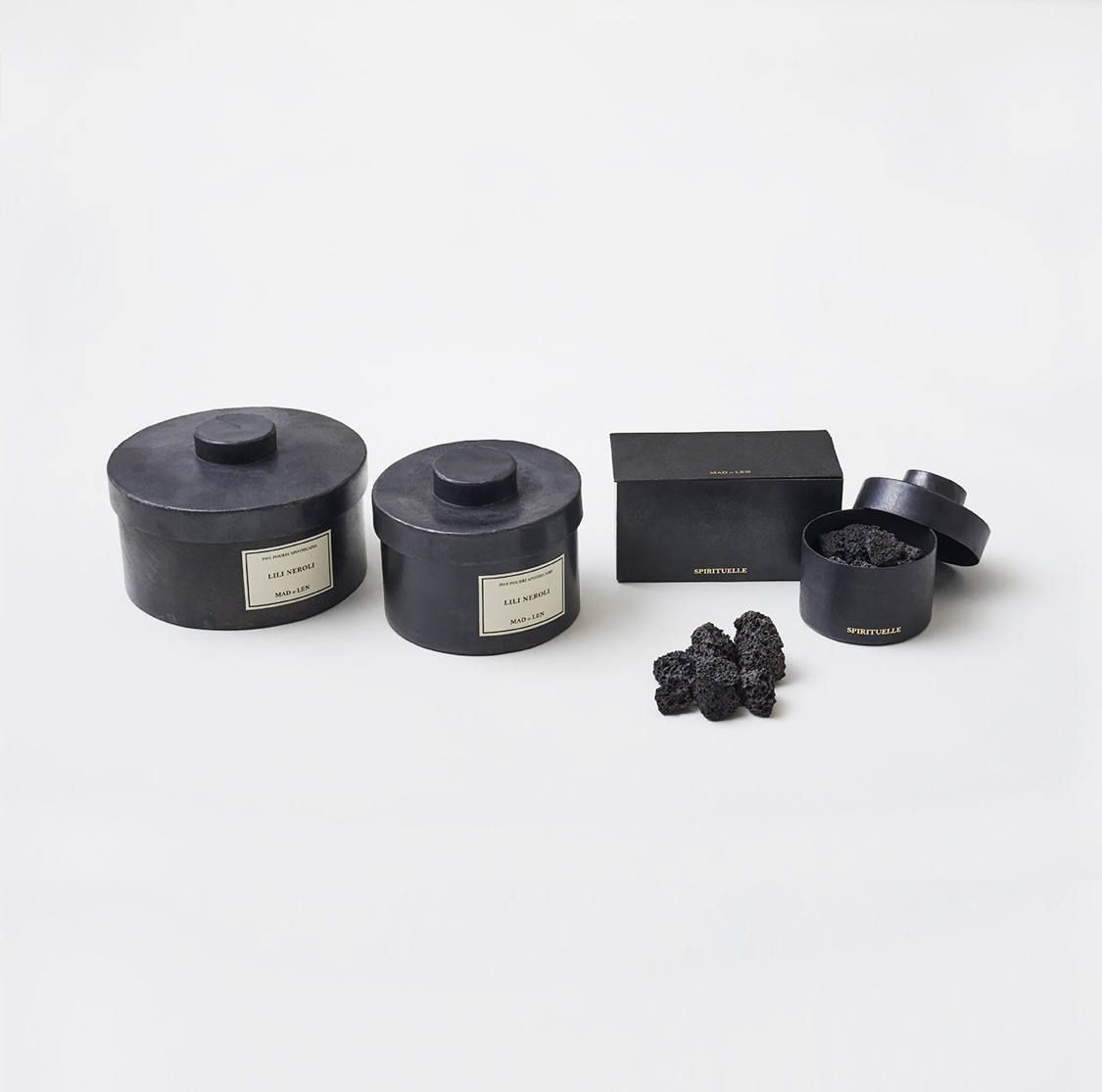 MAD et LEN - 【残りわずか】ブロックポットポプリ 溶岩石(DARK WOOD