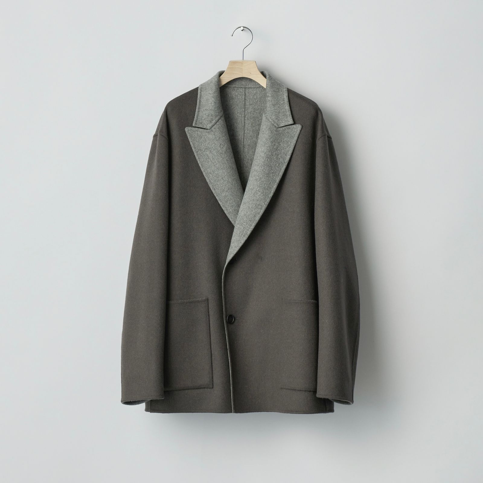 ssstein - 【残り一点】Wool/Cashmere Reversible Peak Lapel Jacket