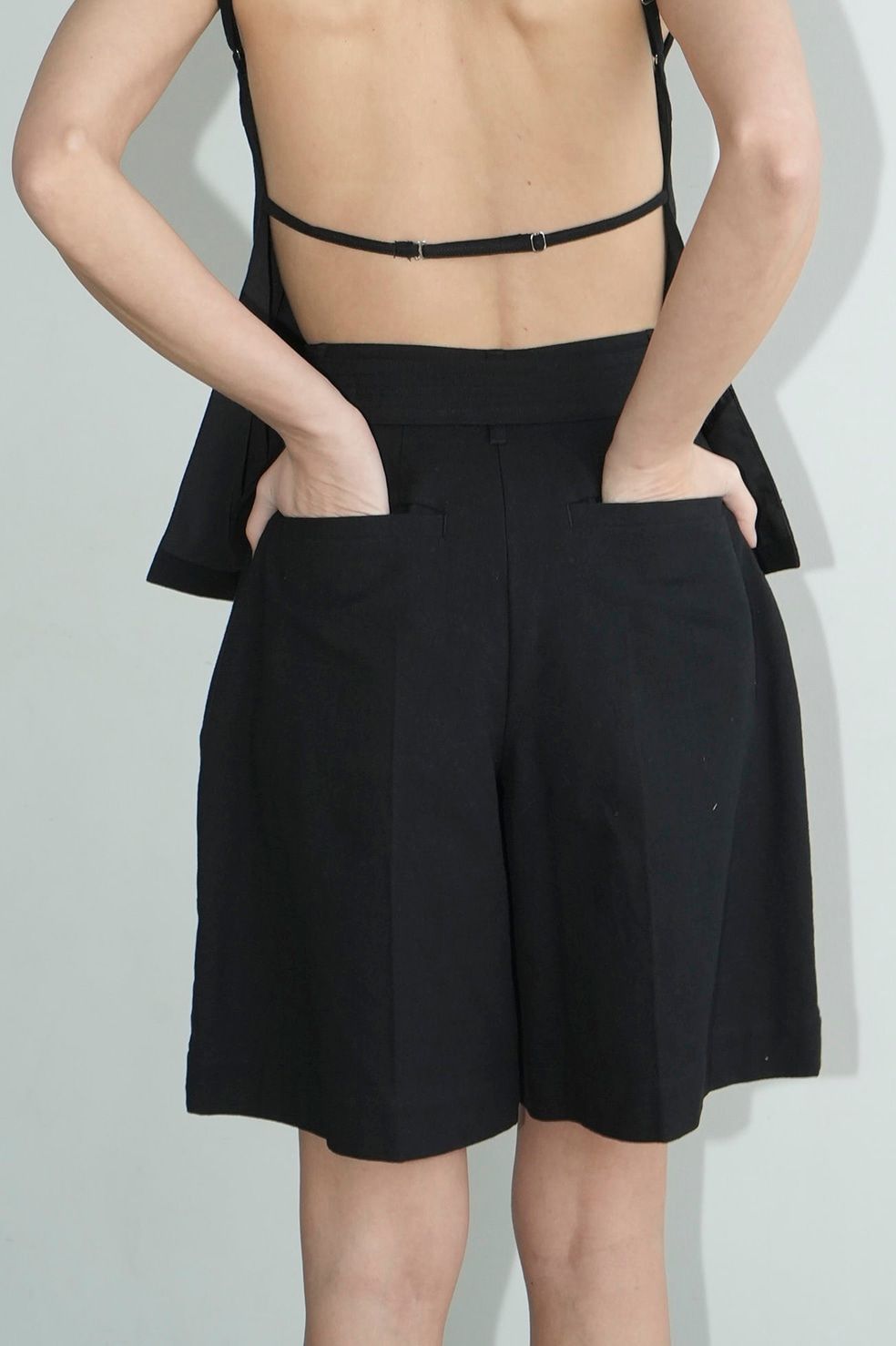 CLANE - ステッチベルトハーフパンツ - STITCH BELT HALF PANTS - MIX