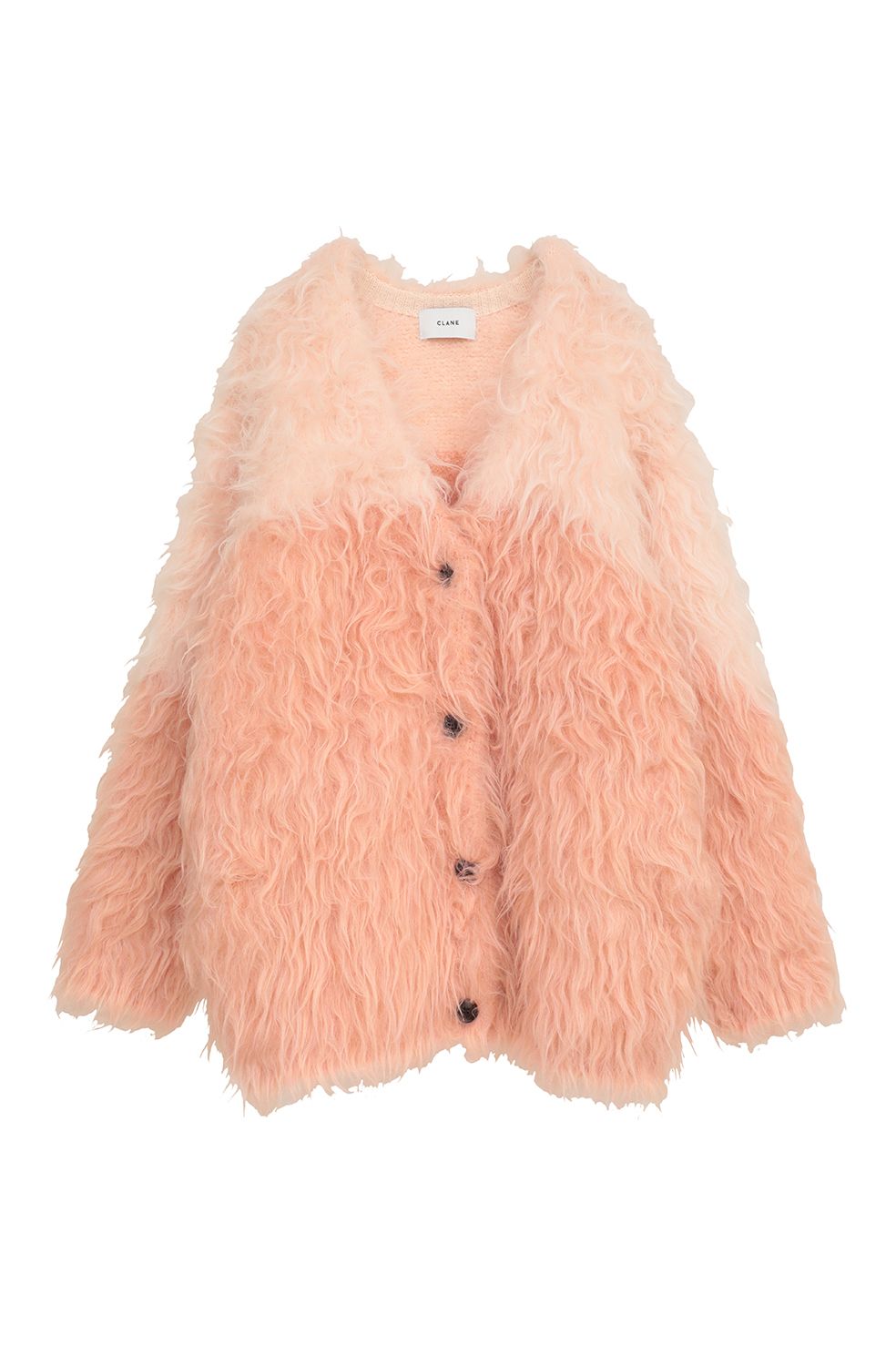 CLANE - シャギーニットカーディガン - BI COLOR SHAGGY KNIT CARDIGAN