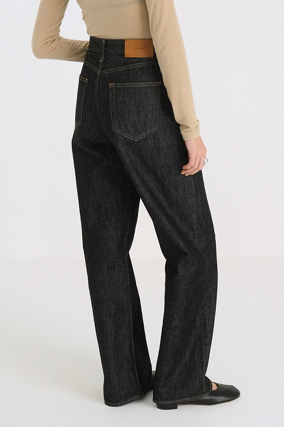 CLANE - セコンドデニムパンツ ライトブラック - SECOND DENIM PANTS