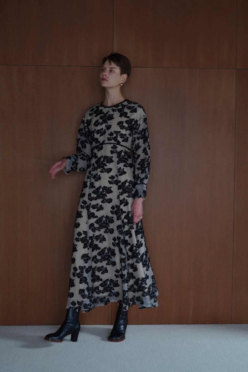 CLANE - FLOW FLOWER JACQUARD ONE PIECE - YELLOW | ADDICT WEB SHOP