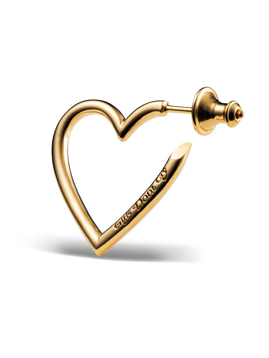 CAREERING - 【両耳用】 GIRLS DON'T CRY コラボハートピアス(YW