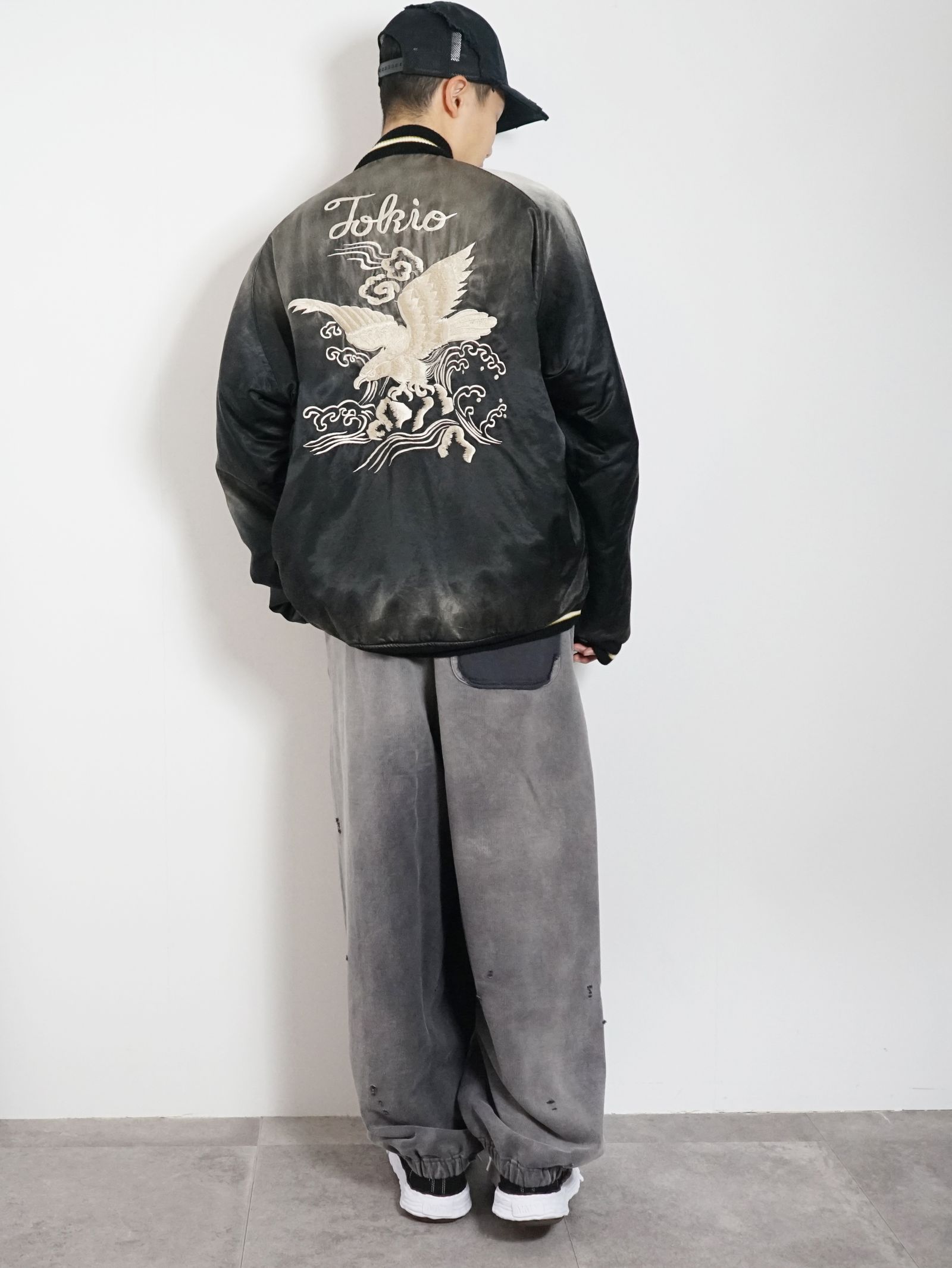 ミハラヤスヒロ 25SS｜スカジャン×ワイドパンツで魅せる最新ストリート