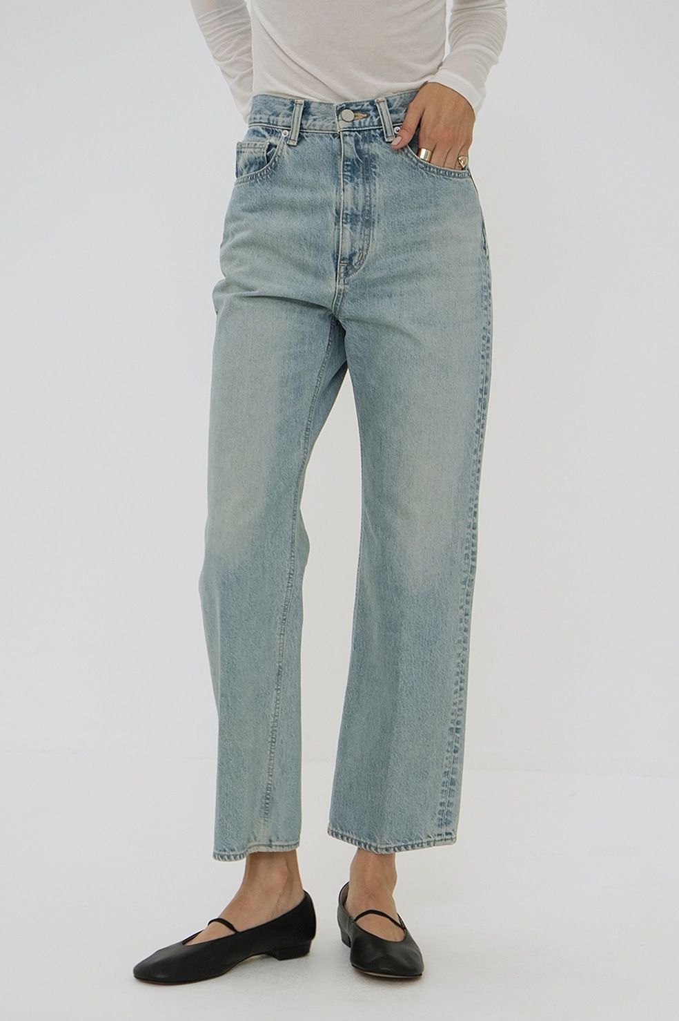 CLANE - リングデニムパンツ ブルー - RING DENIM PANTS | ADDICT WEB SHOP
