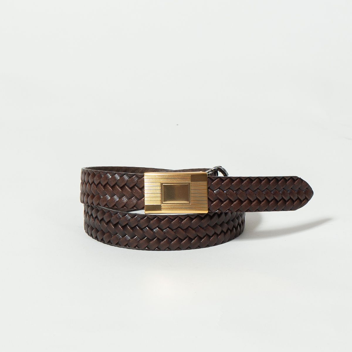 T.T - Lot.021 Basketweave Pattern Belt - TAIGA TAKAHASHI | ALTERFATE