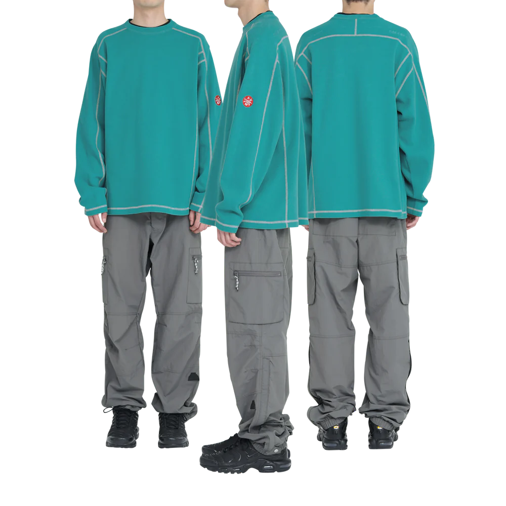 C.E - Crew Neck DBL Knit Long Sleeve Green | ALTERFATE