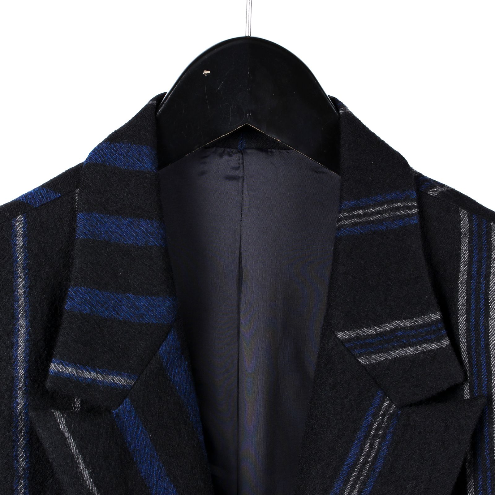 yohji yamamoto - Y's for men | 縞W配色STピークJ / ウールジャケット