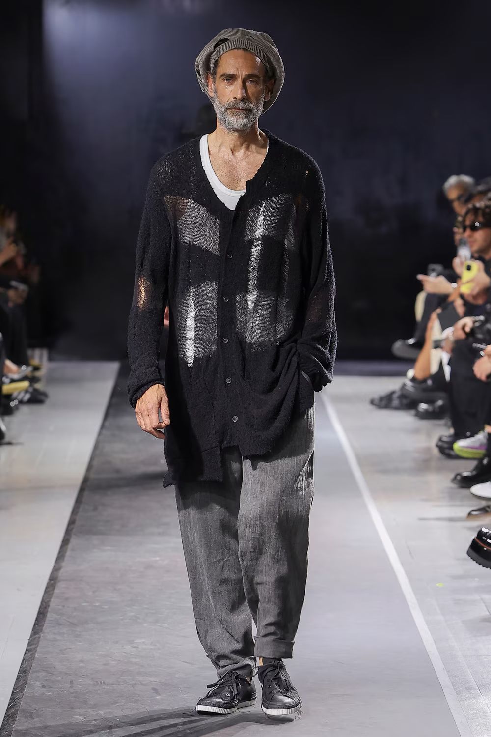 yohji yamamoto - pour homme | 穴あきベレー / ベレー帽・ニット帽