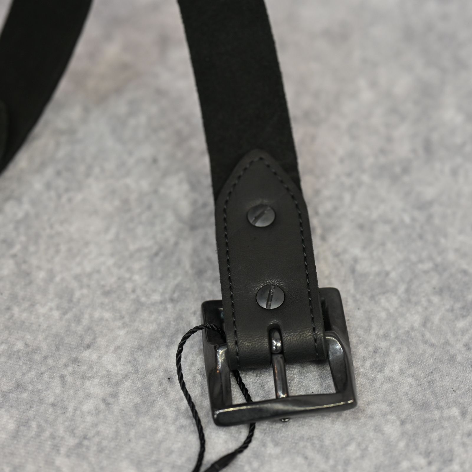 ISAMU KATAYAMA BACKLASH - ダブルショルダー製品染め 30㎜ベルト