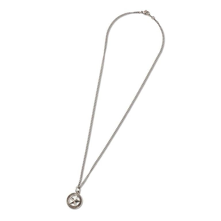 CALEE - SILVER STAR CONCHO NECKLACE (SILVER) / シルバースター