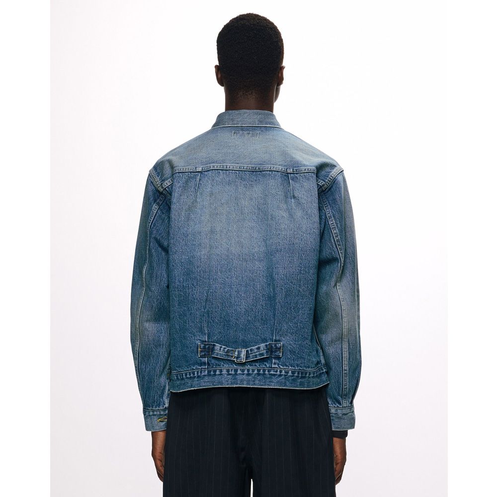 marka - 【ラスト1点-サイズ3】 TYPE-1 DENIM JACKET - USED WASHED