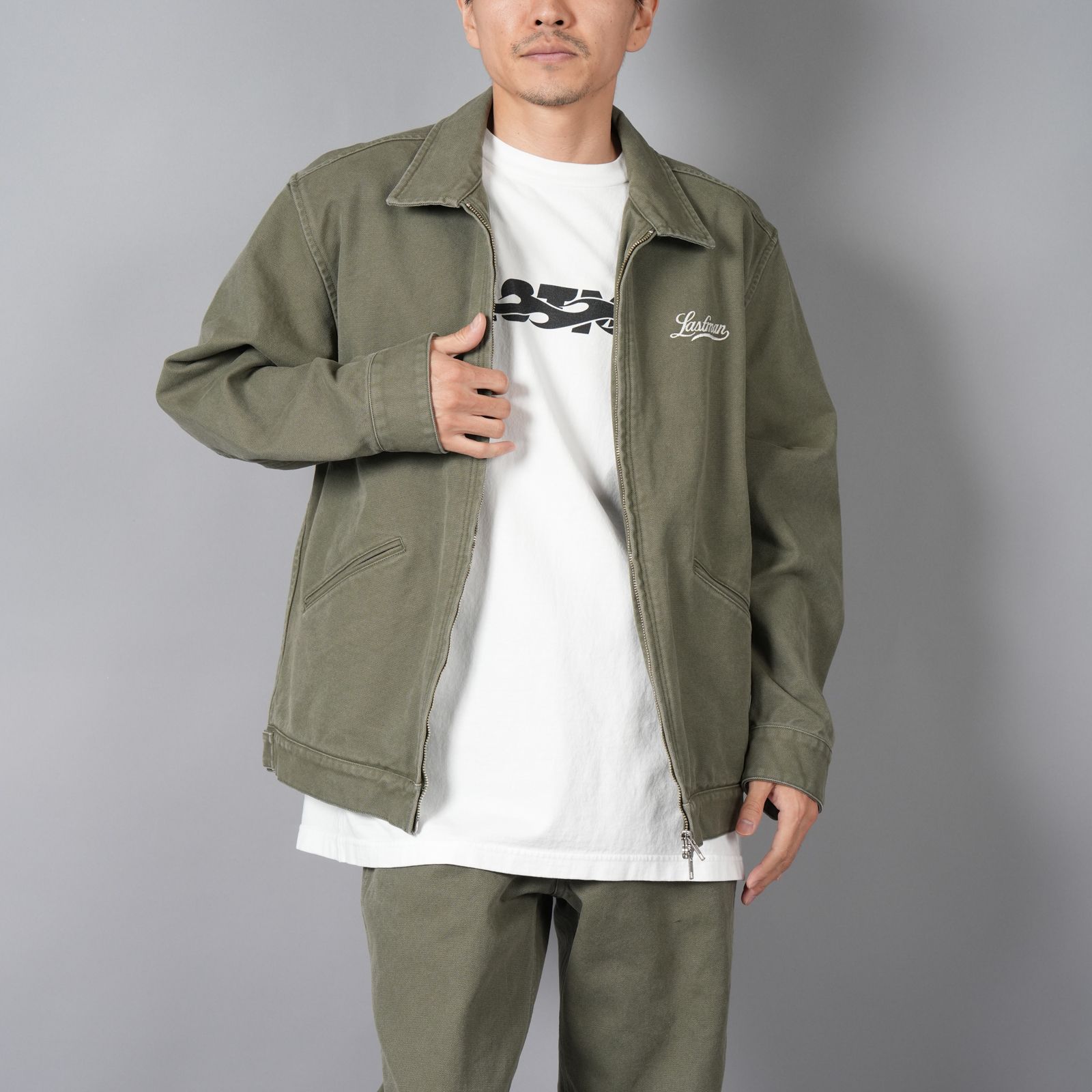 LASTMAN - 【ラスト1点】DUCK DRIZZLER JACKET W/ BACK PRINT